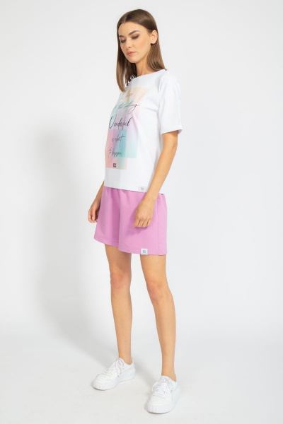 Футболка свободного кроя с цифровым принтом для лета Kivviwear 4026.67 - фото 8