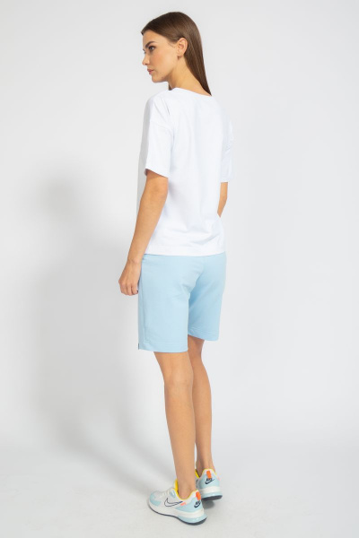 Футболка свободного кроя с цифровым принтом для лета Kivviwear 4026.68 - фото 8