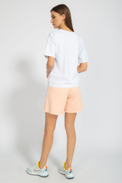 Футболка свободного кроя с цифровым принтом для лета Kivviwear 4026.70 - фото 14