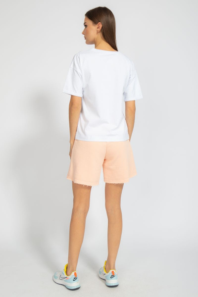 Футболка свободного кроя с цифровым принтом для лета Kivviwear 4026.70 - фото 13