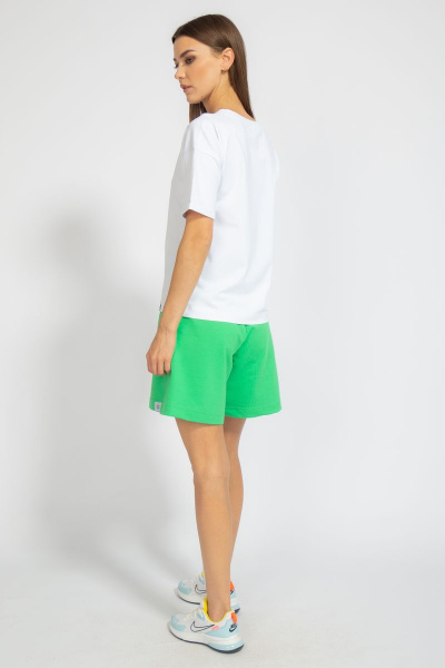 Футболка свободного кроя с цифровым принтом для лета Kivviwear 4026.71 - фото 14