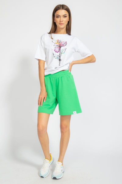 Футболка свободного кроя с цифровым принтом для лета Kivviwear 4026.71 - фото 5