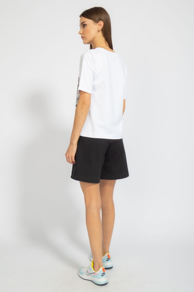 Футболка на каждый день из хлопка с принтом Kivviwear 4026.72 - фото 15