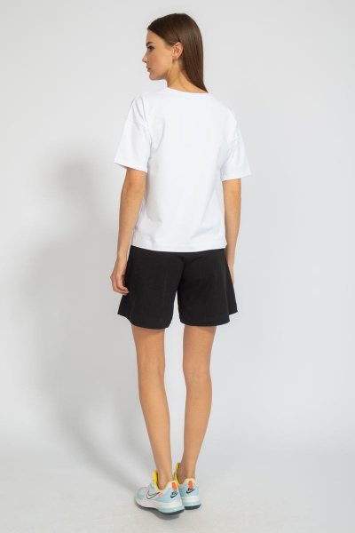 Футболка из хлопка с удлинённым рукавом и цифровым принтом Kivviwear 4026.73 - фото 14