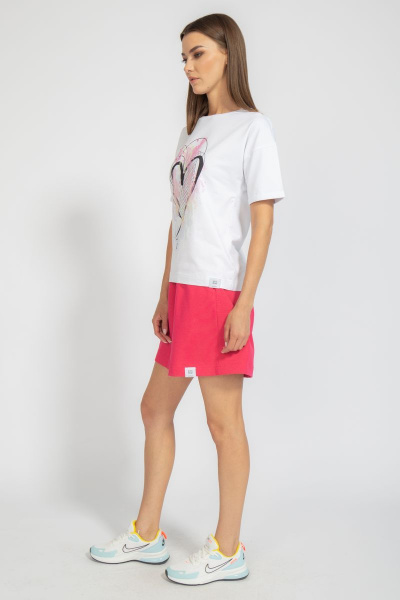 Футболка из хлопка с длинным рукавом и цифровым принтом Kivviwear 4026.75 - фото 14