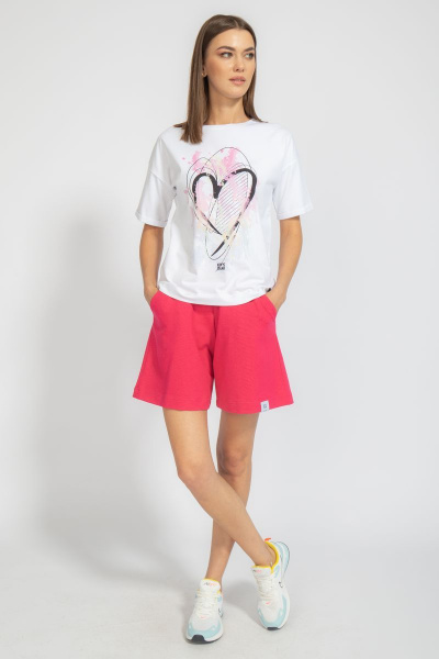 Футболка из хлопка с длинным рукавом и цифровым принтом Kivviwear 4026.75 - фото 9