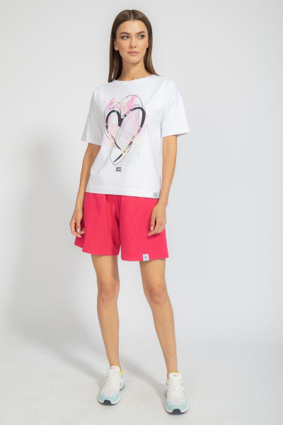 Футболка из хлопка с длинным рукавом и цифровым принтом Kivviwear 4026.75 - фото 4