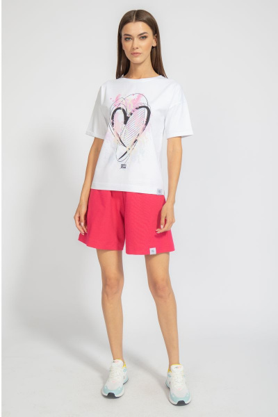 Футболка из хлопка с длинным рукавом и цифровым принтом Kivviwear 4026.75 - фото 3