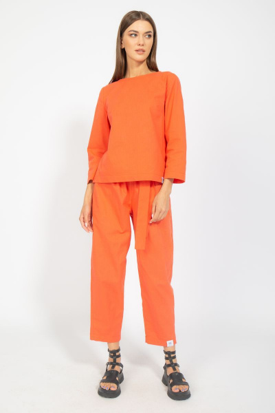 Джоггеры хлопковые с съемным поясом и карманами Kivviwear 4096.03 - фото 5