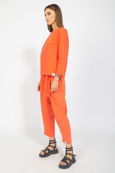 Джоггеры хлопковые с съемным поясом и карманами Kivviwear 4096.03 - фото 4