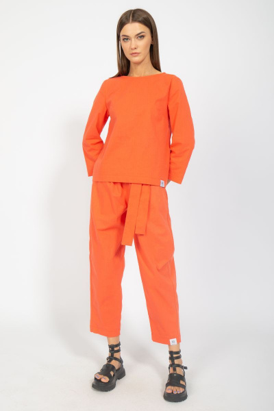 Джоггеры хлопковые с съемным поясом и карманами Kivviwear 4096.03 - фото 1