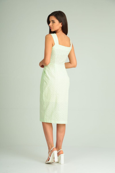 Летний приталенный сарафан с пуговицами и карманами Your size 2150 - фото 6