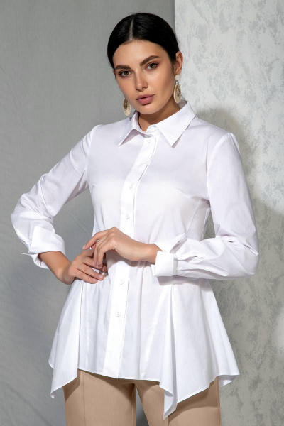 Блуза, брюки, жилет Beautiful&Free 3088 гусиная_лапка+беж - фото 5