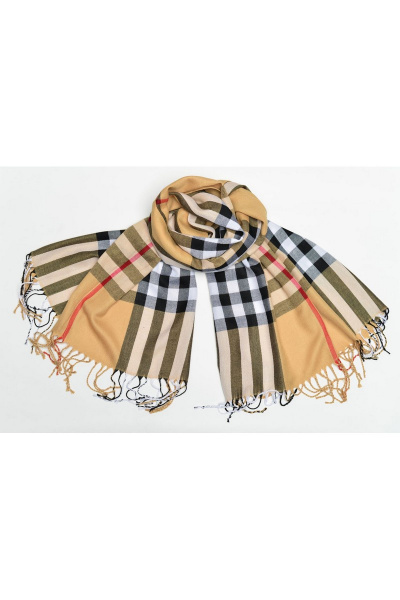 Демисезонный шарф с крупной полоской 70x180 см TrendCorner 6-6-8-24 101 - фото 3