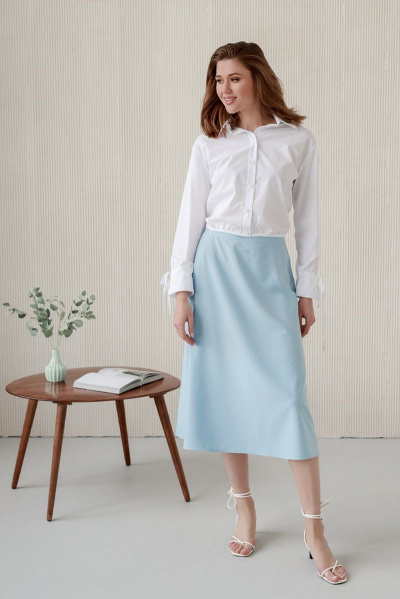 Юбка AURA otd 5025 голубой - фото 1