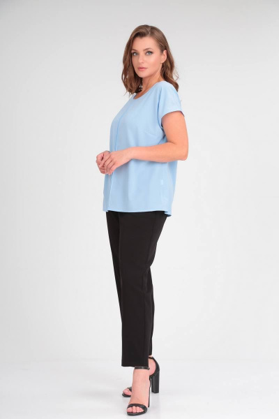Блуза Bliss 8798 голубой - фото 6