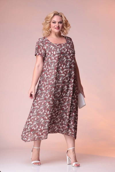 Платье Romanovich Style 1-1332 кирпичные_тона - фото 1