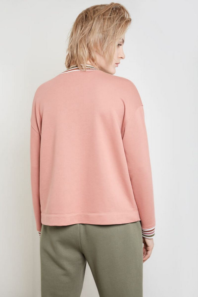 Джемпер Nelva 22438 бежево-розовый - фото 2