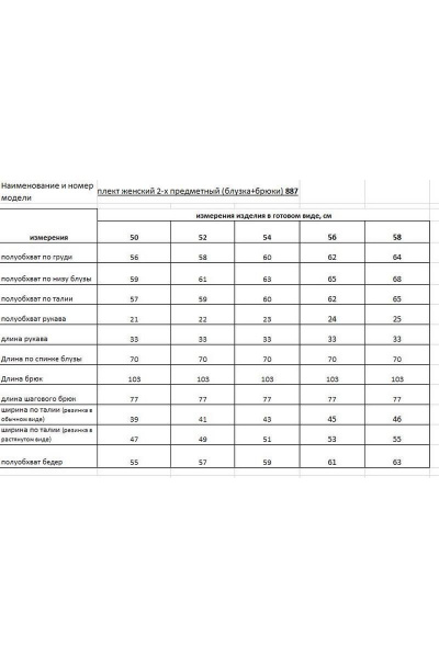 Блуза, брюки Rishelie 887 - фото 4