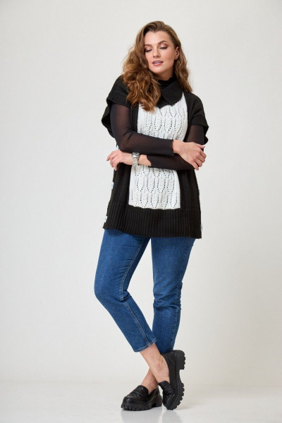 Жилет Anelli 692 черный - фото 2