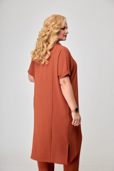 Брюки, туника Anelli 1239 терракот - фото 4