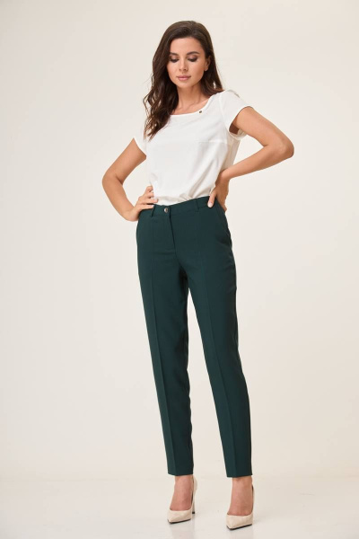 Брюки Juliet Style Д230-3 темно-зеленый - фото 3