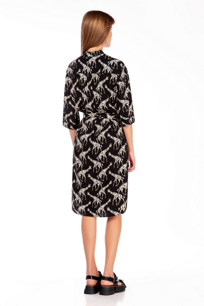 Платье DAVA 113 черный - фото 2