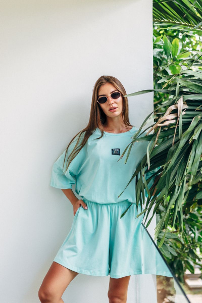 Футболка RAWR 166 мятный - фото 3