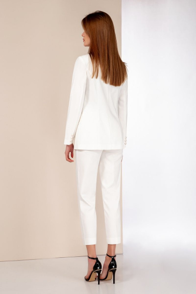 Брюки, жакет DAVA 103 молочный - фото 2