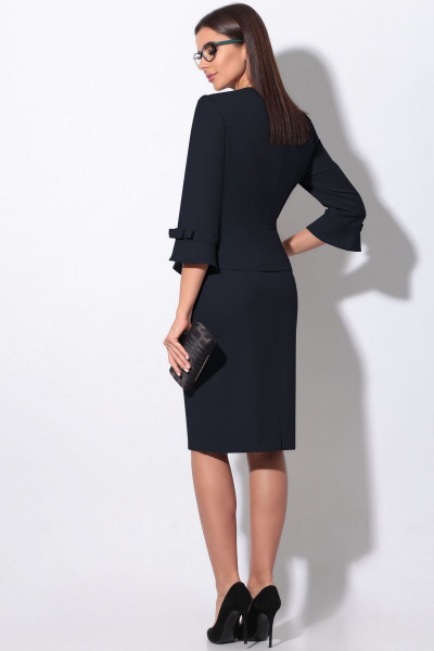 Жакет, юбка LeNata 23757 темно-синий - фото 2