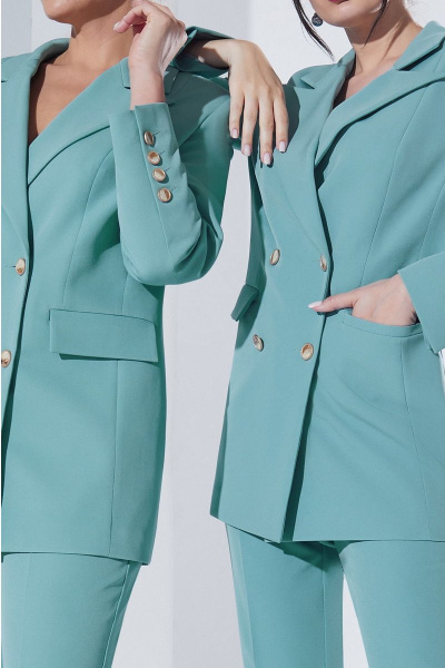 Брюки, жакет Lissana 4544 бирюзовый - фото 3