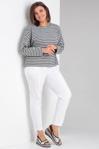 Свитшот GRATTO 4135 серый - фото 2