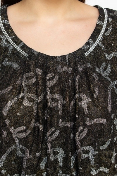 Платье праздничное с плиссированной юбкой гипюровое-шифонное Friends 2-013FR-2-0 - фото 5