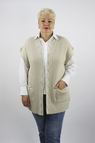 Жилет Полесье С1303-21 1С1330-Д43 158,164 слоновая_кость - фото 1