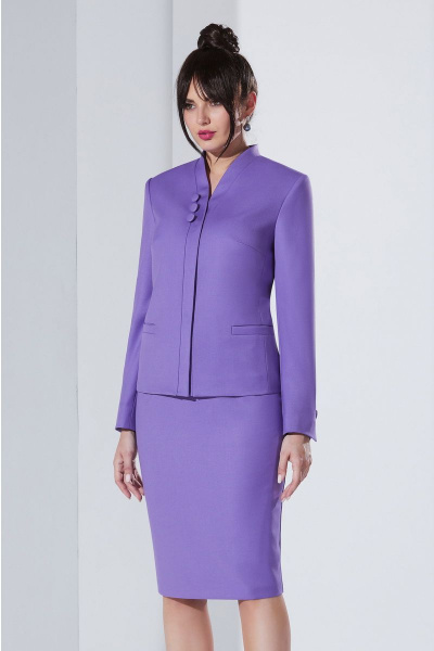 Жакет, юбка Lissana 4515 сирень - фото 2