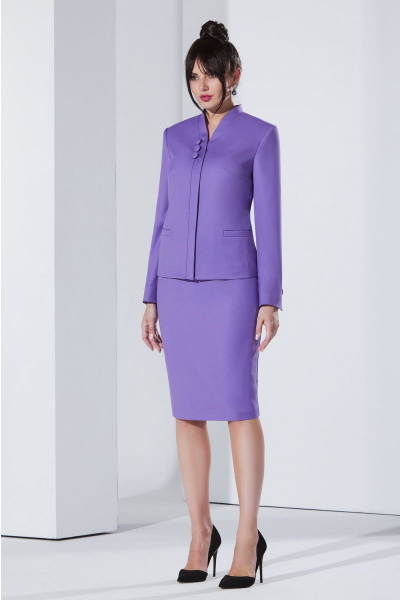 Жакет, юбка Lissana 4515 сирень - фото 1