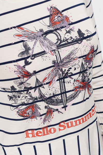 Джемпер женский из трикотажа с декоративной тесьмой Femme & Devur 3321 1.54F(170) - фото 6