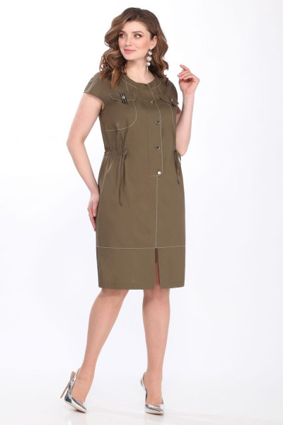 Платье Matini 3.1292 хаки - фото 1