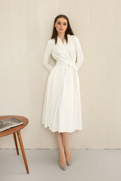 Платье AURA otd 3133-Р-164 белый - фото 1