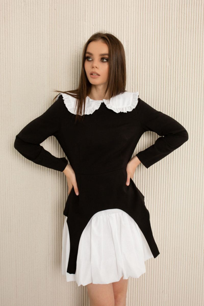 Платье AURA otd 3099 черный - фото 7