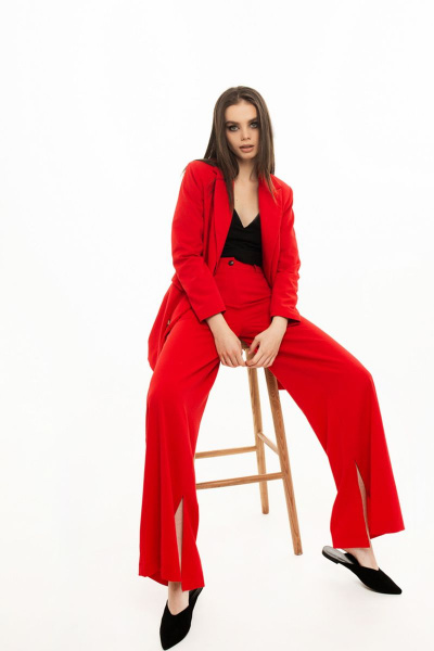 Брюки AURA otd 4054 красный - фото 4