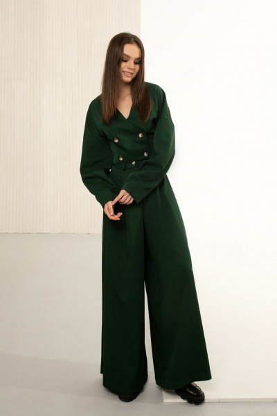 Брюки, жакет AURA otd 9111 изумруд - фото 4