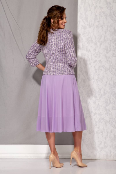 Жакет, платье Beautiful&Free 3094 сирень - фото 3