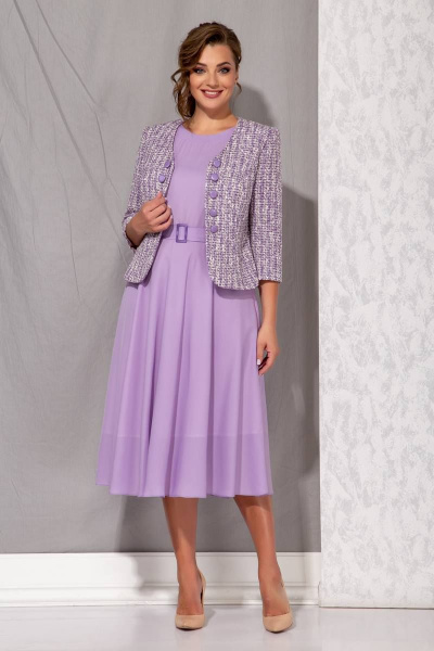 Жакет, платье Beautiful&Free 3094 сирень - фото 1