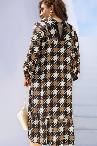 Платье Vittoria Queen 16623 триколор - фото 4