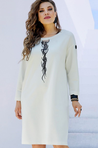 Платье Vittoria Queen 16913 молочный - фото 1