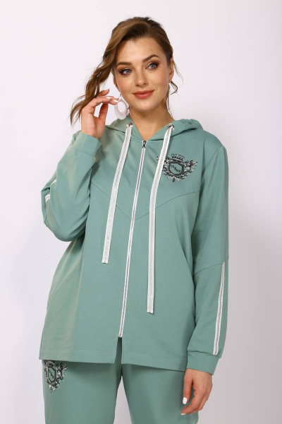 Брюки, толстовка TAiER 1103 мята - фото 4