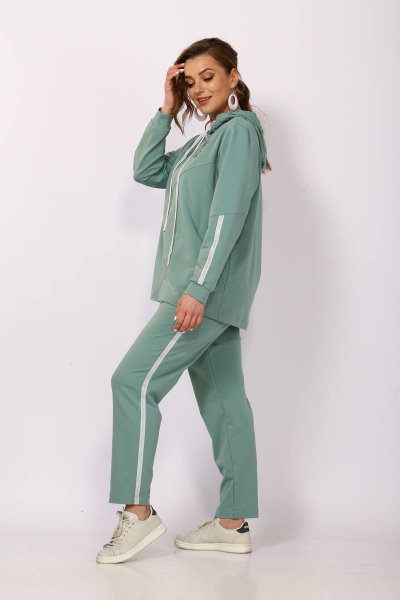 Брюки, толстовка TAiER 1103 мята - фото 3