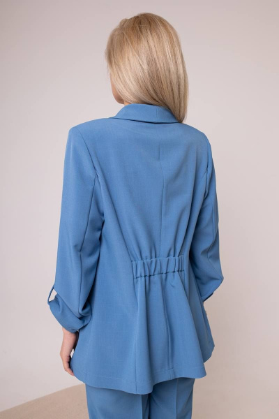 Брюки, жакет SandyNa 130506 морской - фото 3