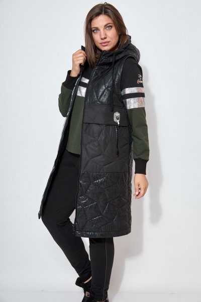 Брюки, джемпер, жилет Runella 1397 черный - фото 11